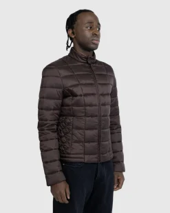 Outlet Trussardi Quilted Jacket Matt Nylon hickory