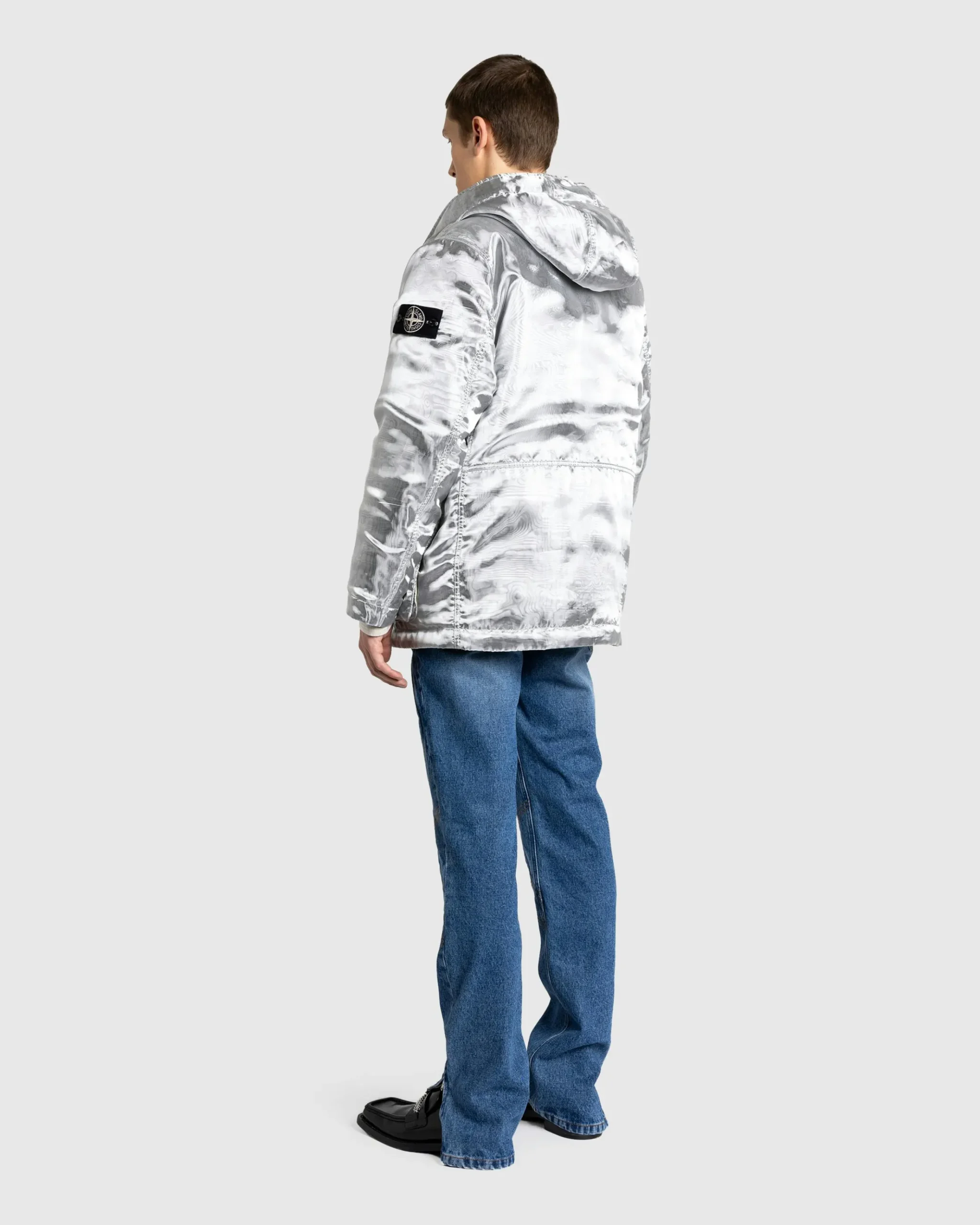Best Stone Island Real Down Jacket grey