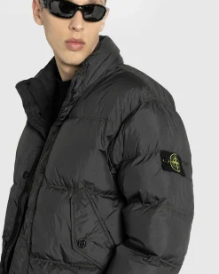 Flash Sale Stone Island Real Down Jacket Lead Grey leadgrey