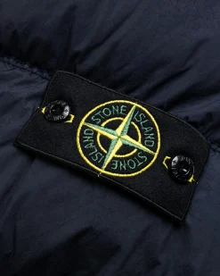 Discount Stone Island Real Down Jacket Navy Blue navyblue