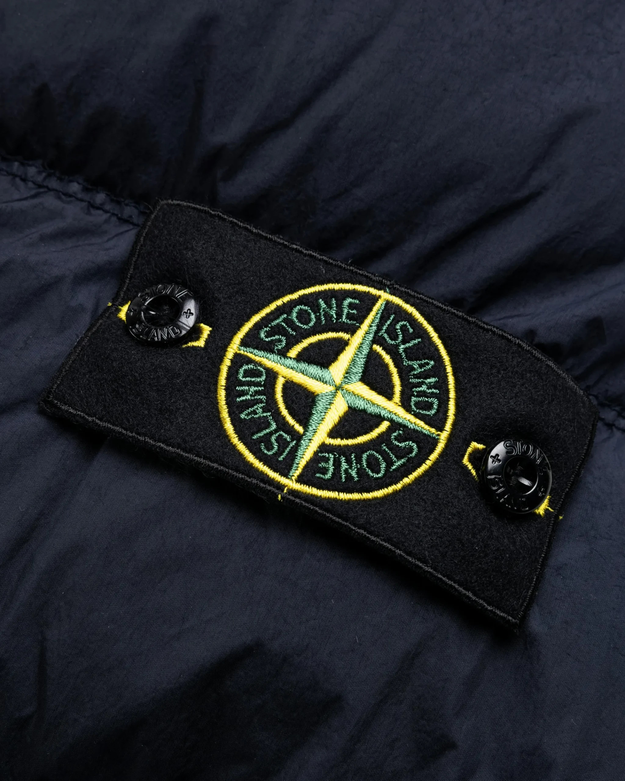 Discount Stone Island Real Down Jacket Navy Blue navyblue