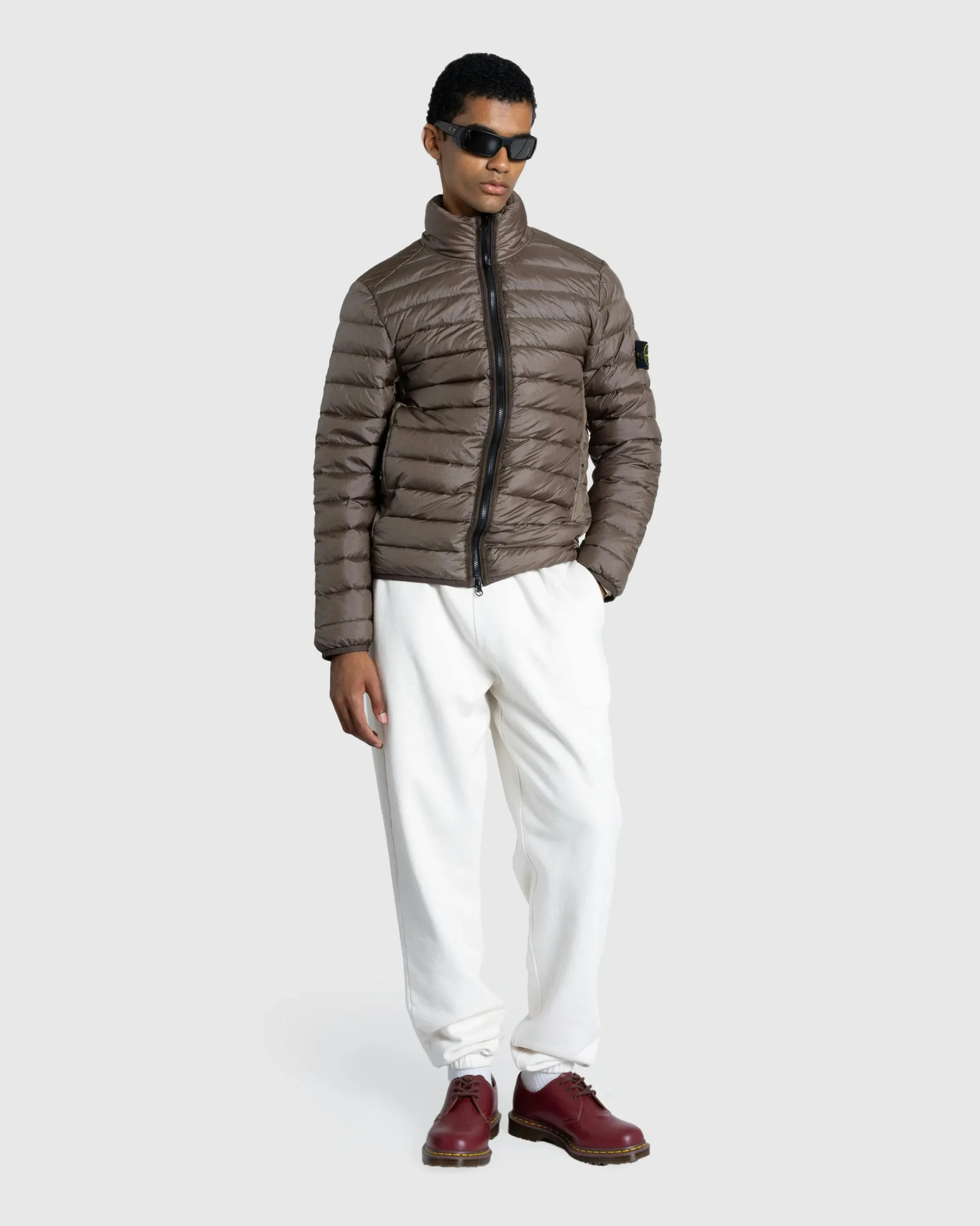 Best Sale Stone Island Real Down Jacket walnut