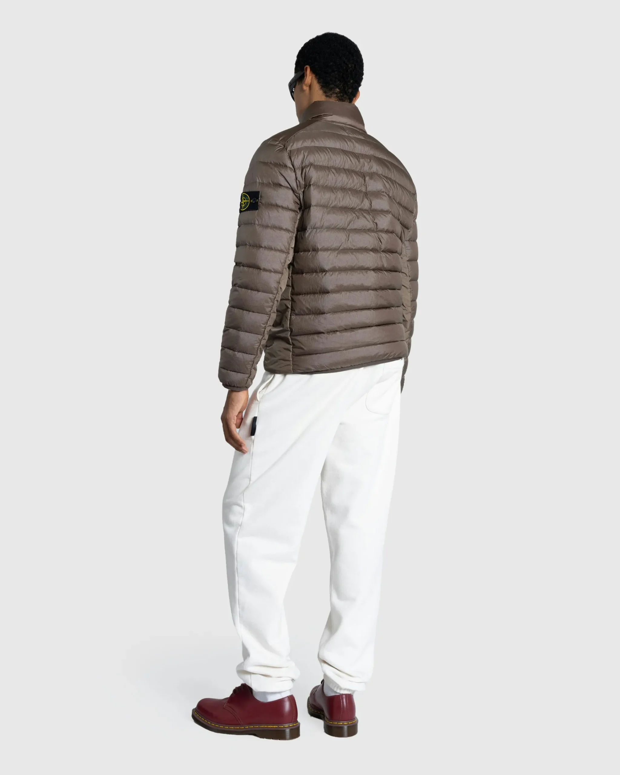 Best Sale Stone Island Real Down Jacket walnut