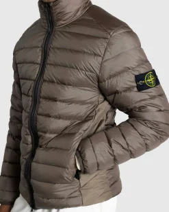 Best Sale Stone Island Real Down Jacket walnut