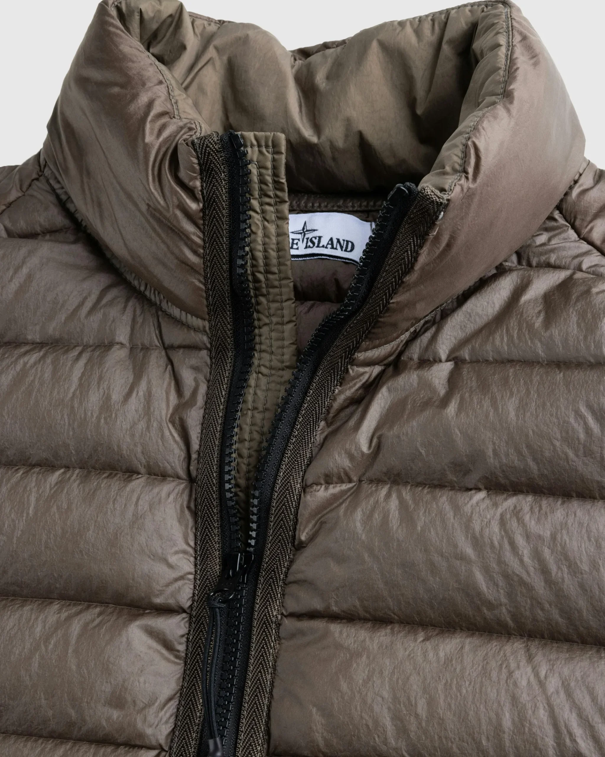 Best Sale Stone Island Real Down Jacket walnut