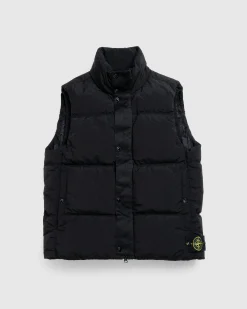 Online Stone Island Real Down Vest black