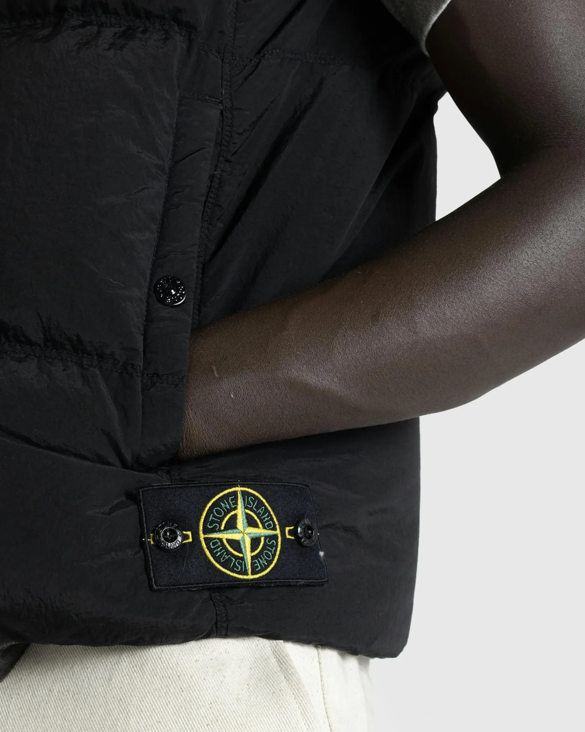 Online Stone Island Real Down Vest black
