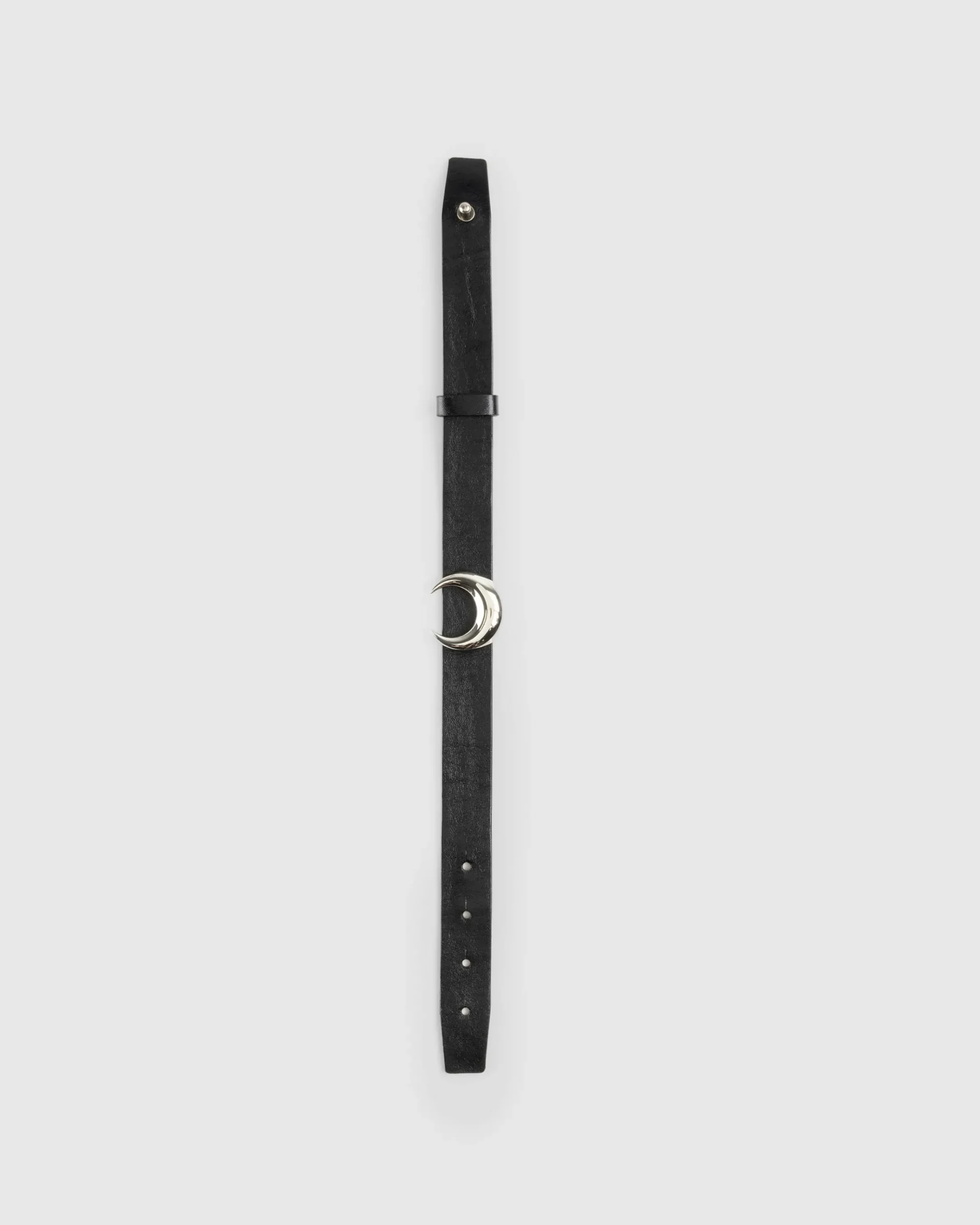 Hot Marine Serre Recycled Pewter Moon Charm Choker black