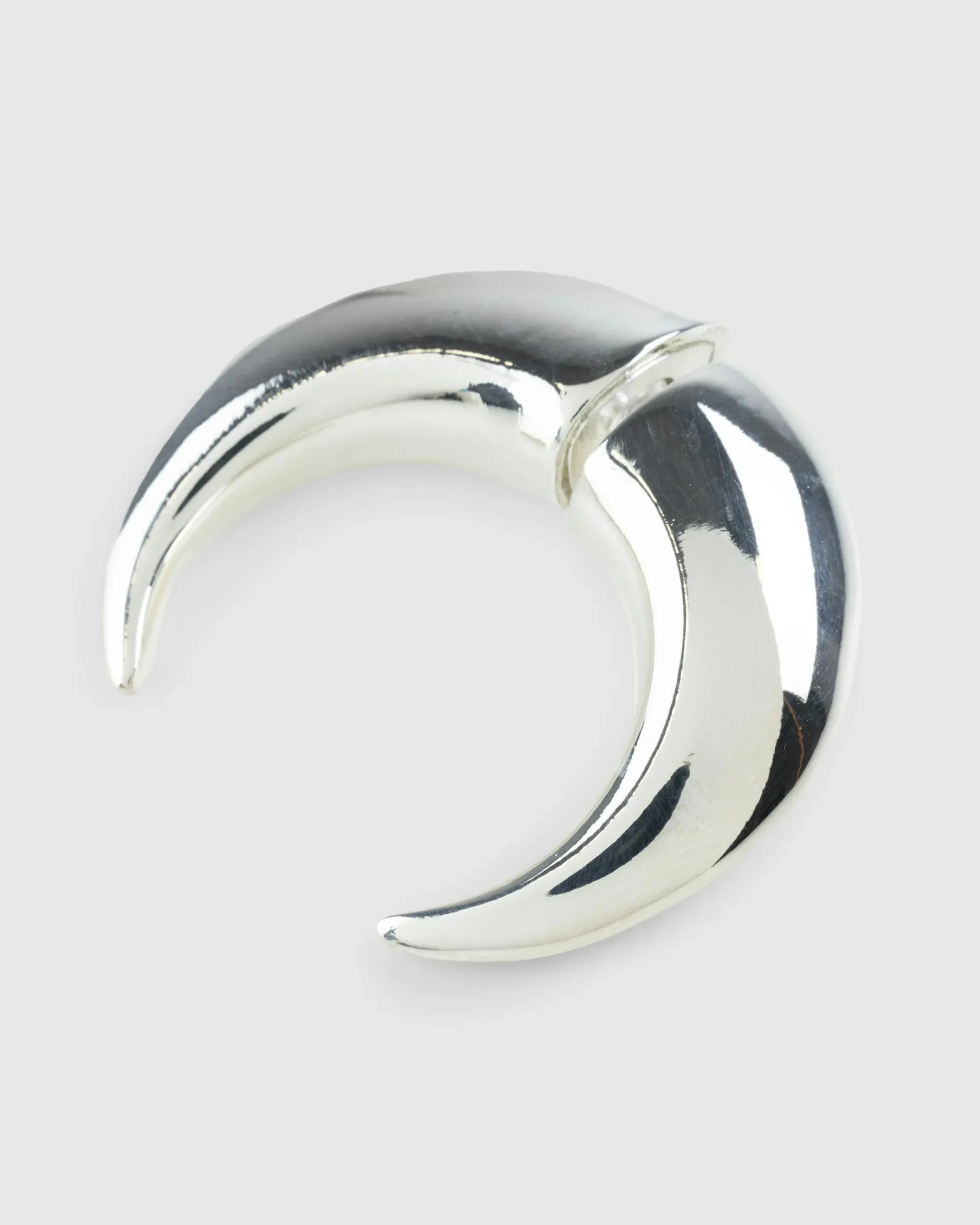 Store Marine Serre Recycled Pewter Shamanic Stud Shiny Silver shinysilver