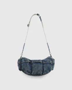 Clearance Diesel Re-Edition Travel 3000 Shoulder Bag indaco