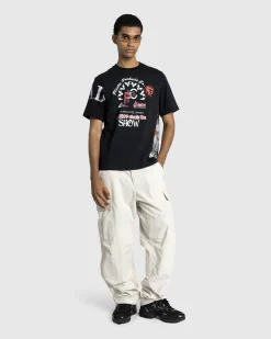 Online Marine Serre Regenerated Graphic T-Shirt black