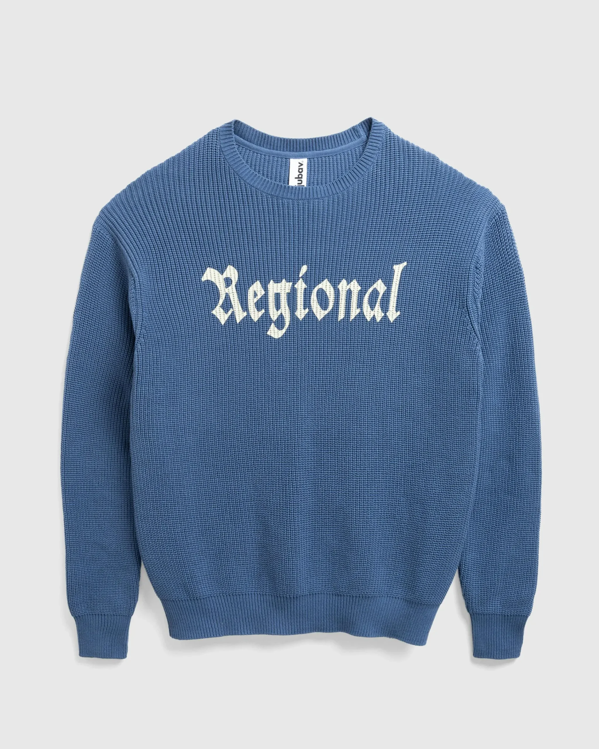 Shop Ljubav Regional Knit Sweater blue