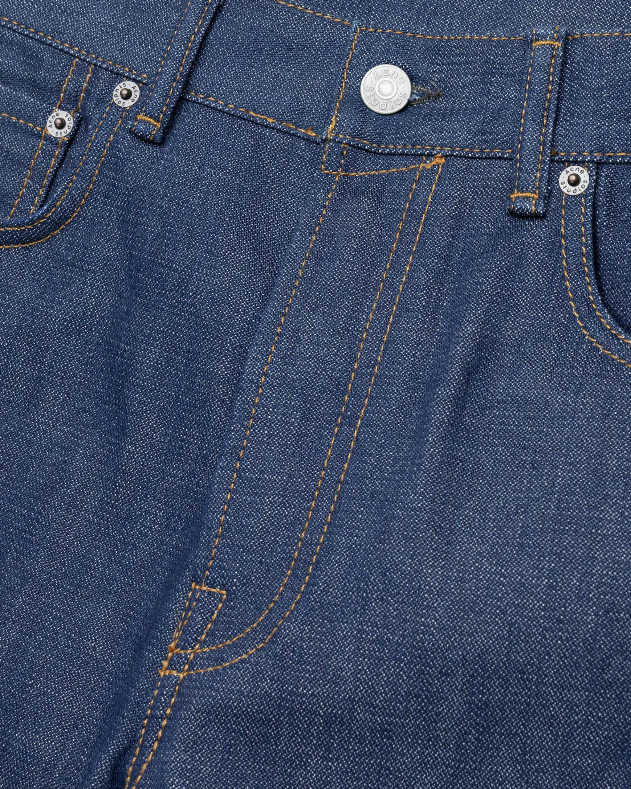 Store Acne Studios Regular Fit Jeans 1992 Indigo Blue indigoblue