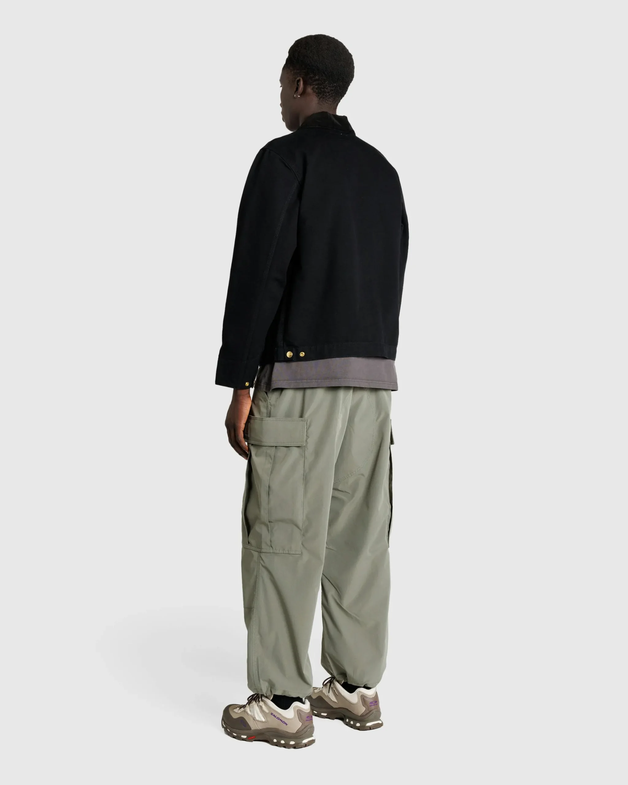 Cheap Carhartt WIP Reversible Detroit Jacket Max black/sage(SoldOut)