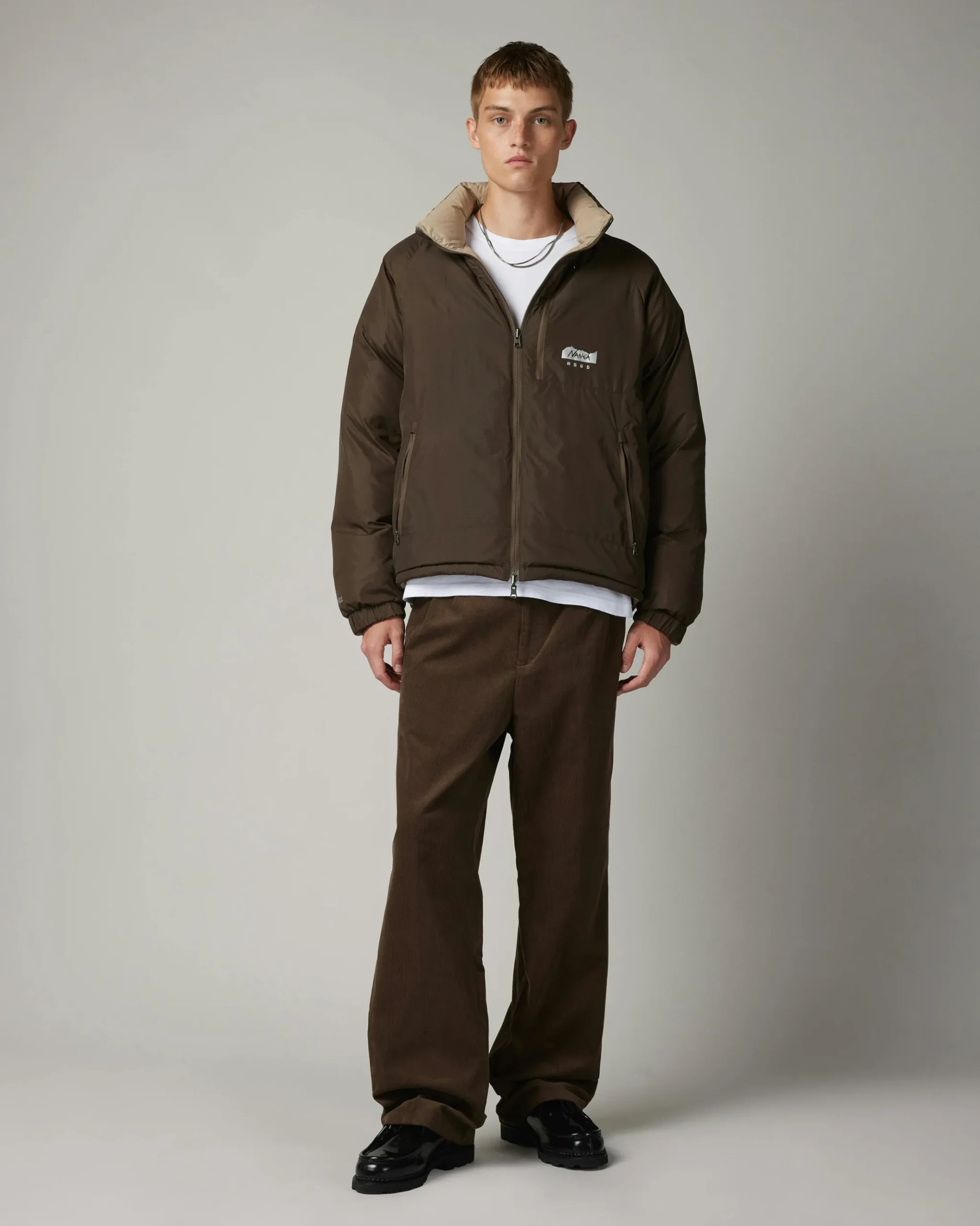 Best Sale NANGA Reversible Down Jacket brown/beige