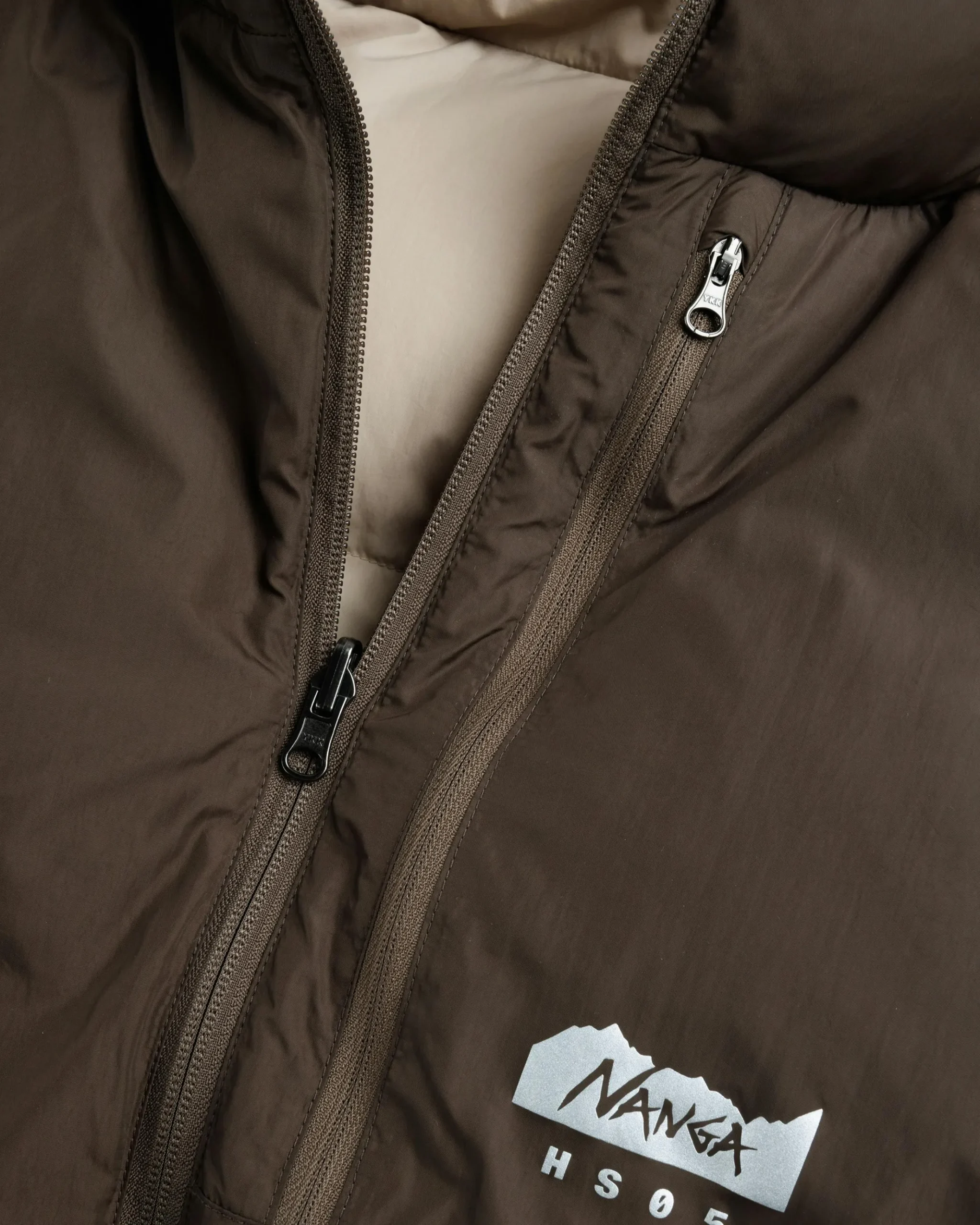 Best Sale NANGA Reversible Down Jacket brown/beige