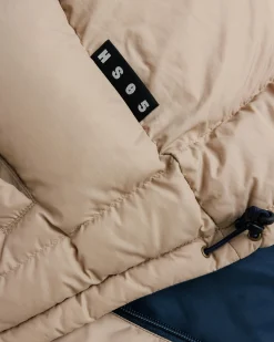 New NANGA Reversible Down Jacket navy/beige
