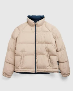 New NANGA Reversible Down Jacket navy/beige