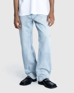 Sale Y/Project Rhinestone Jeans Blue iceblue