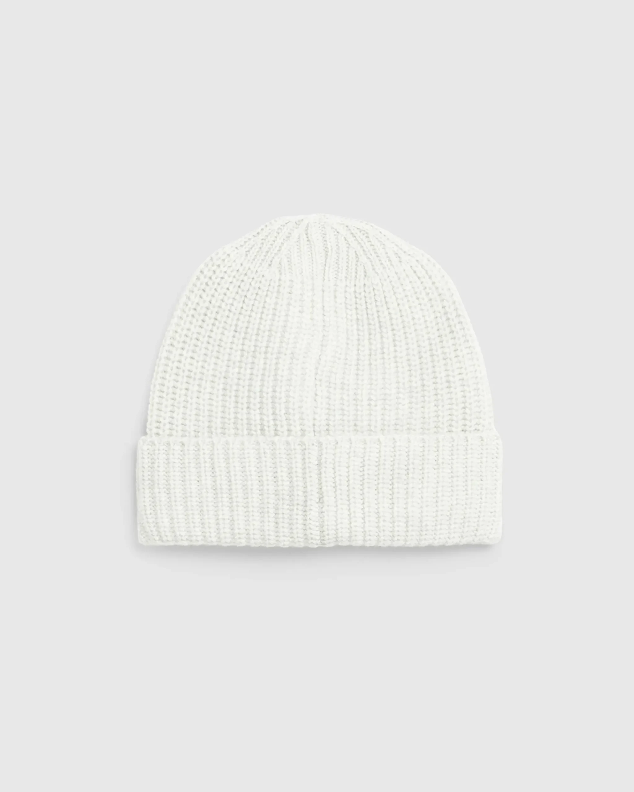 Shop Stone Island Ribbed Wool Beanie Melange Pearl Grey melangepearlgrey