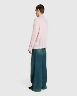 Clearance Séfr Riku Shirt Fine Lavendel Merino finelavendelmerino