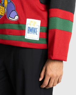 Outlet Awake NY Robo Hockey Jersey Black/Multi blackmulti