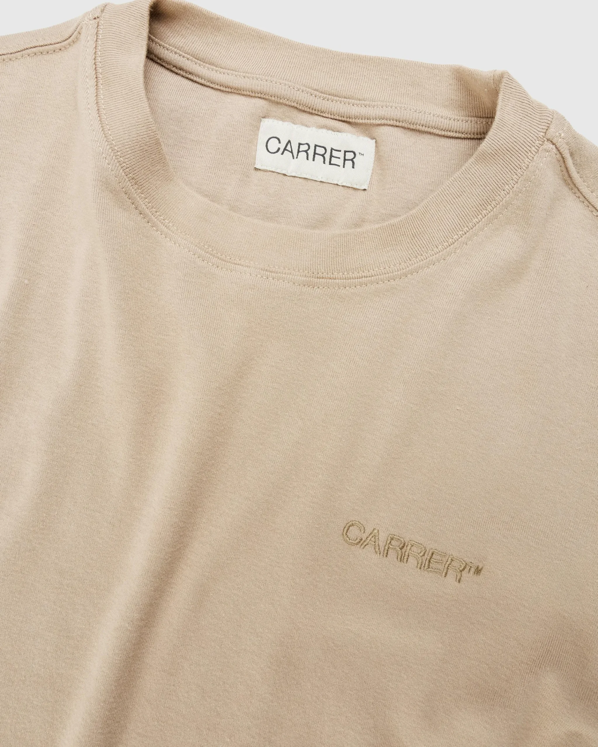 Cheap Carrer Roque Double Hem T-Shirt beige