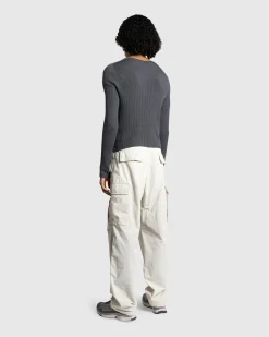 Cheap Rier Round Neck Sweater Castlerock Knit grey