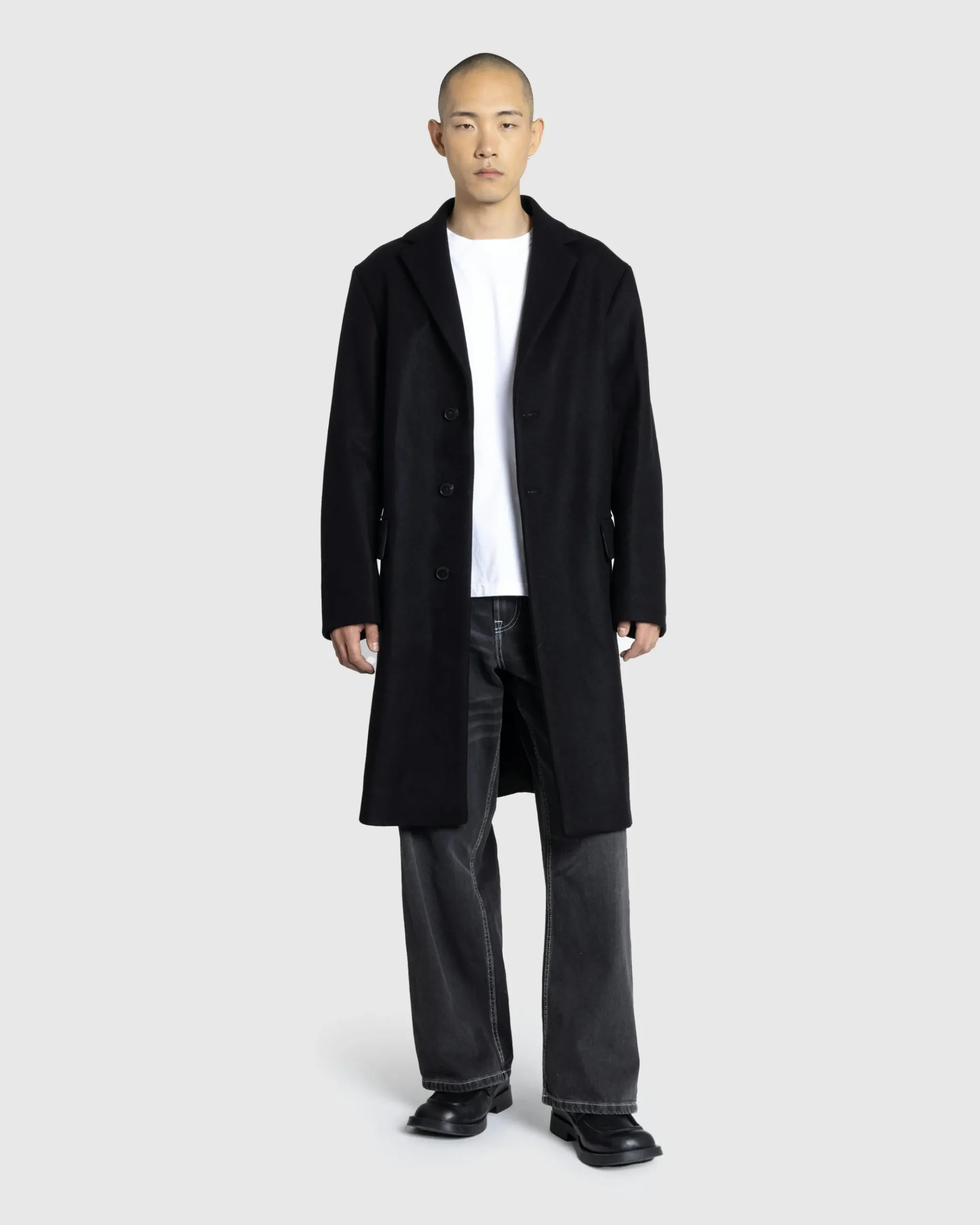 Sale Dries van Noten Rustic Coat black