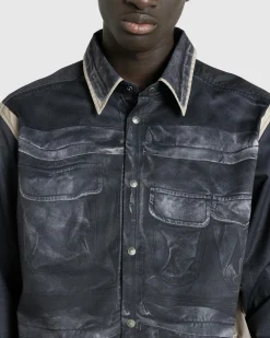 Shop Diesel S-After-A Shirt black