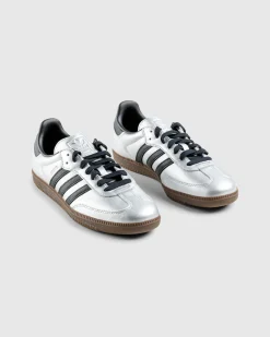 New adidas Samba OG W Metallic Silver/Core Black/Gum silvmt/cblack/gum5