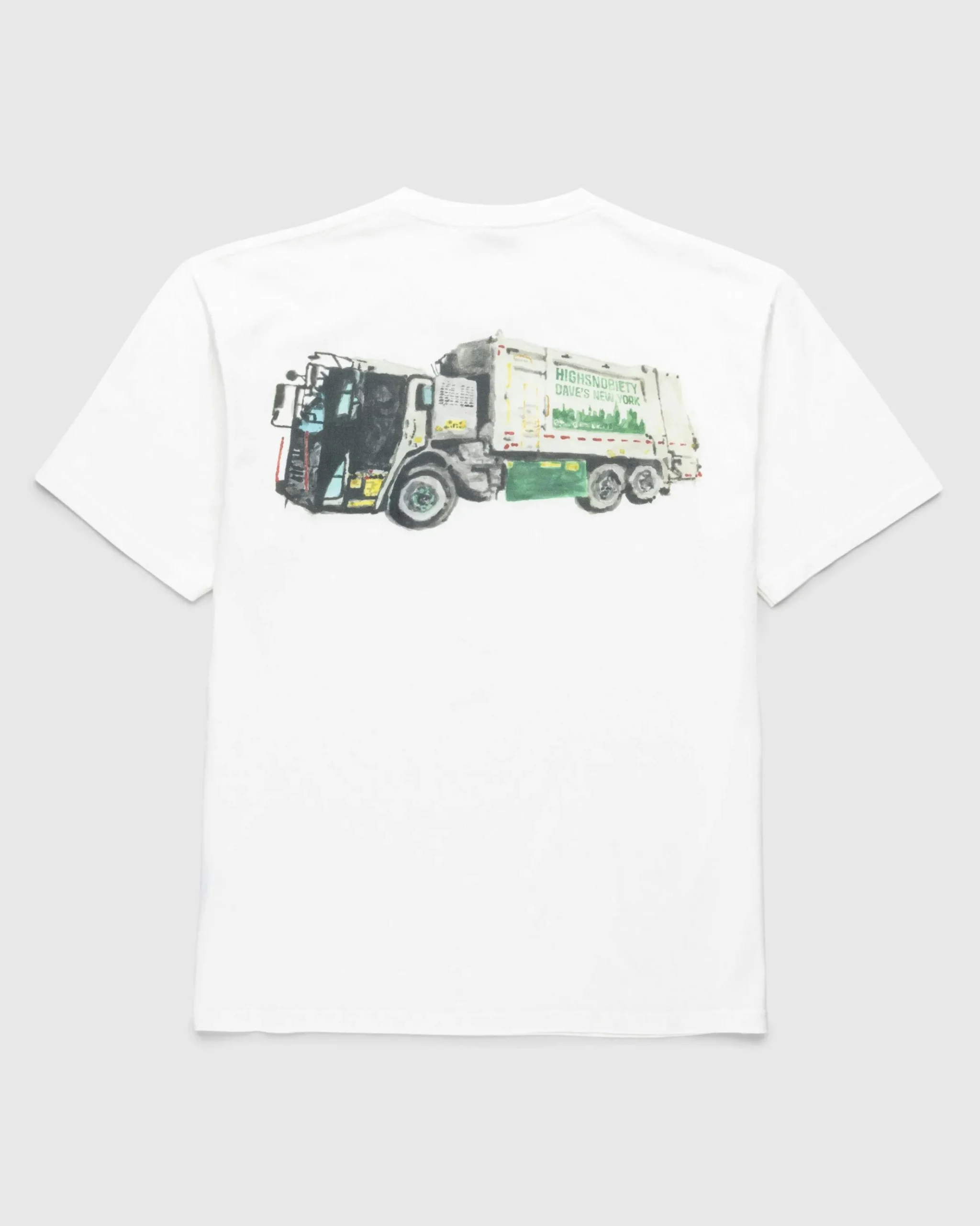 Fashion Dave's New York Sanitation Truck T-Shirt white