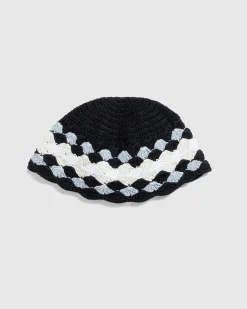 Online SSU Seashell Bucket Hat black/white/grey
