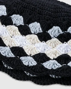Online SSU Seashell Bucket Hat black/white/grey