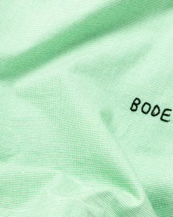 Sale Bode See You at the Barn Short-Sleeve Shirt White/Green whitegreen