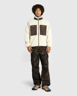 Flash Sale Woolrich Black Label Sherpa Full-Zip Jacket cream