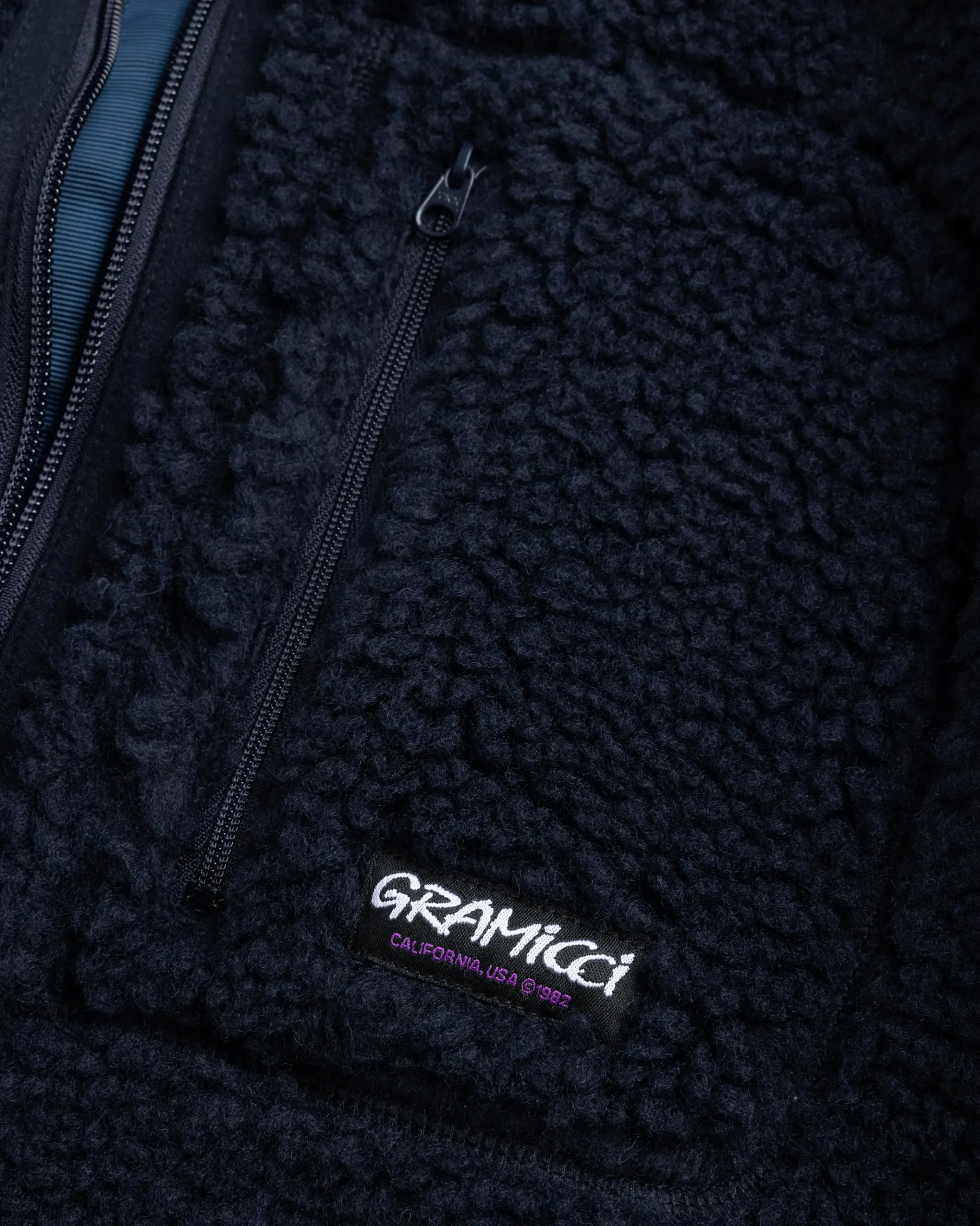 Fashion Gramicci Sherpa Jacket navy