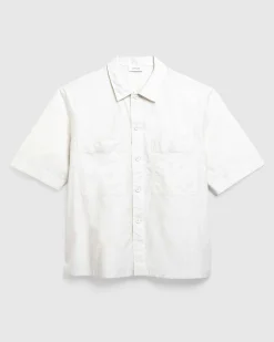 Outlet Lemaire Short-Sleeve Pyjama Shirt Pale Mastic palemastic