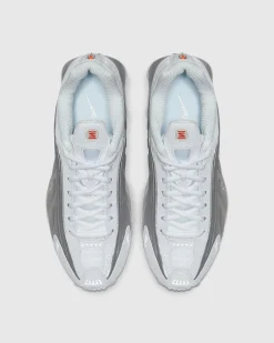 Cheap Nike Shox R4 White/White-Metallic Silver-Max Orange white/white-metallicsilver-maxorange