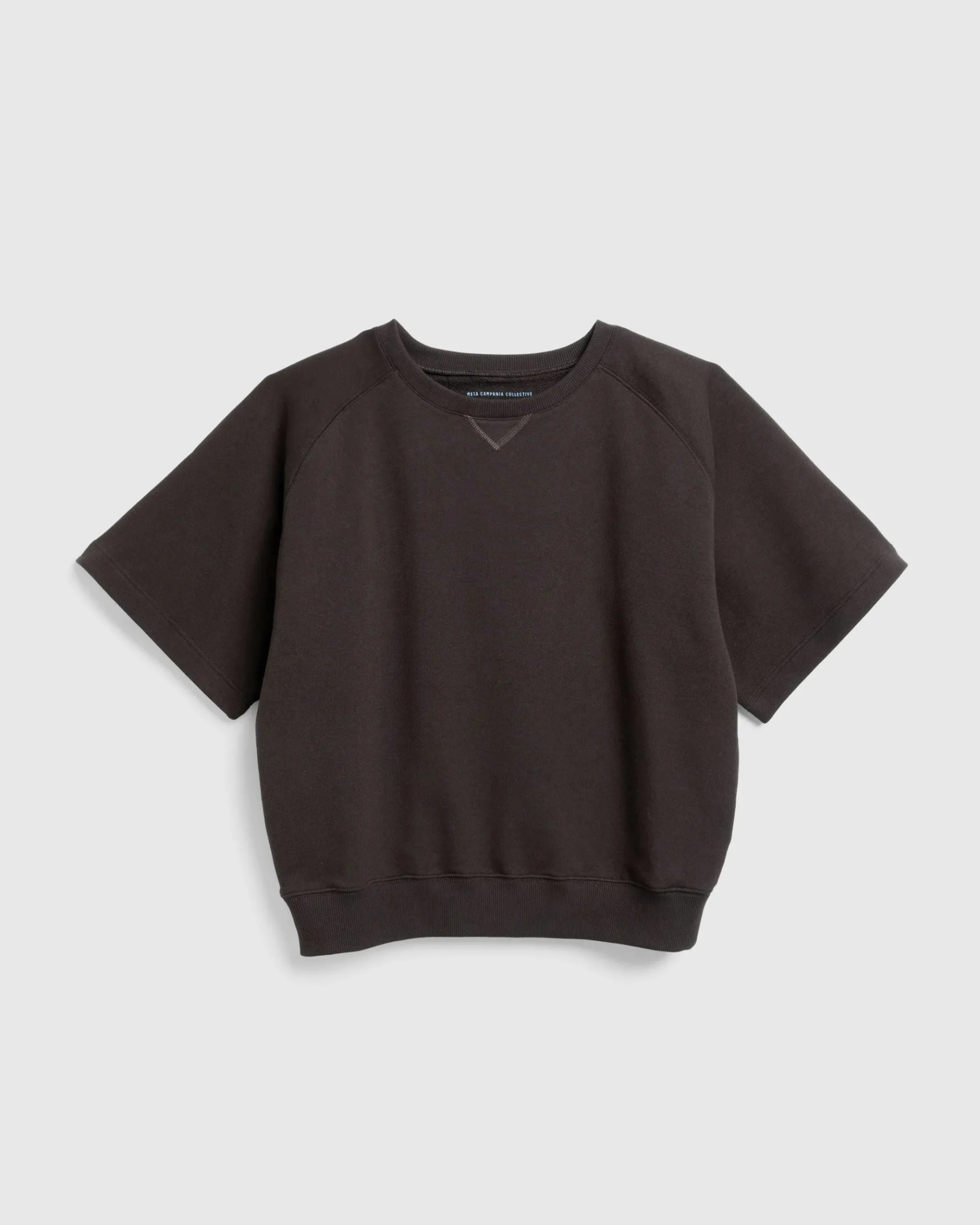 Hot Meta Campania Collective Sigmar Jersey Cotton Short-Sleeve Crew Neck Dark Chocolate Brown darkchocolatebrown
