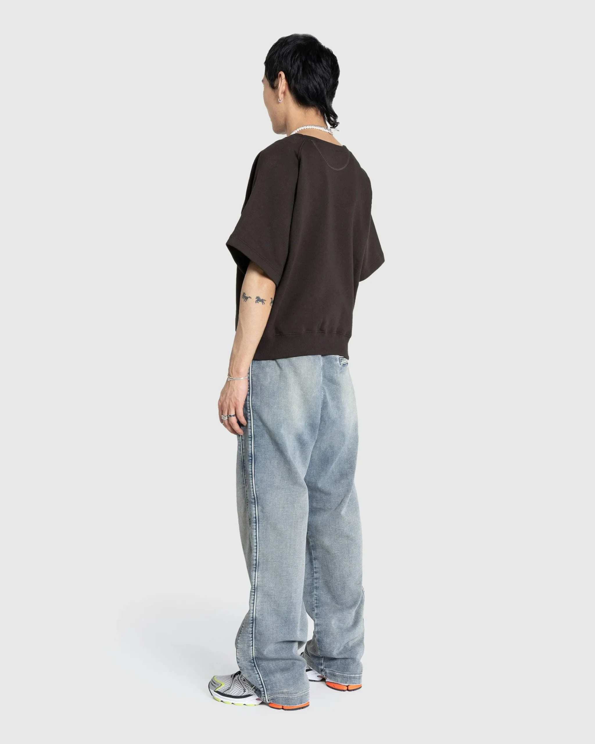 Hot Meta Campania Collective Sigmar Jersey Cotton Short-Sleeve Crew Neck Dark Chocolate Brown darkchocolatebrown