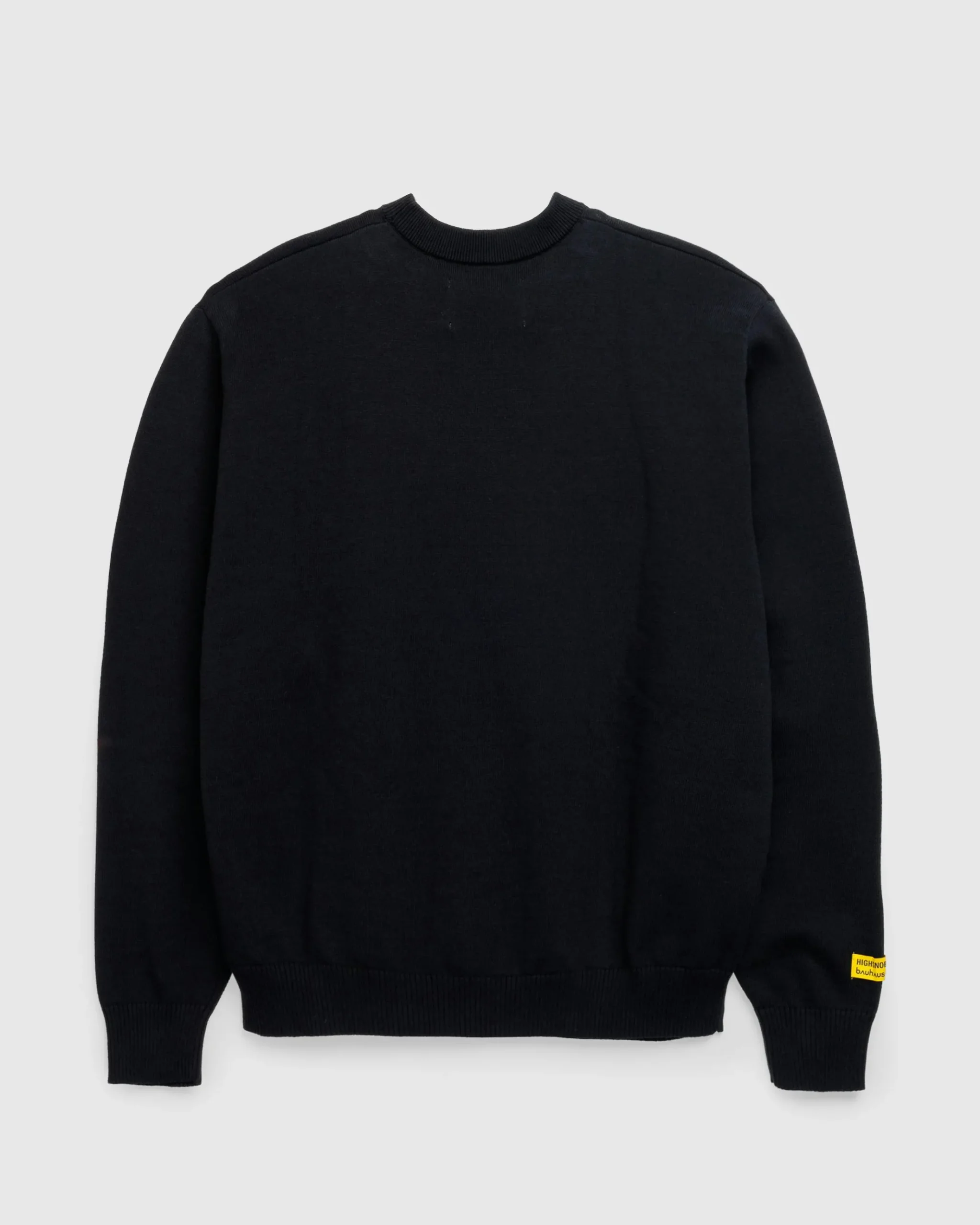 Fashion Highsnobiety Signet Knit Sweater black