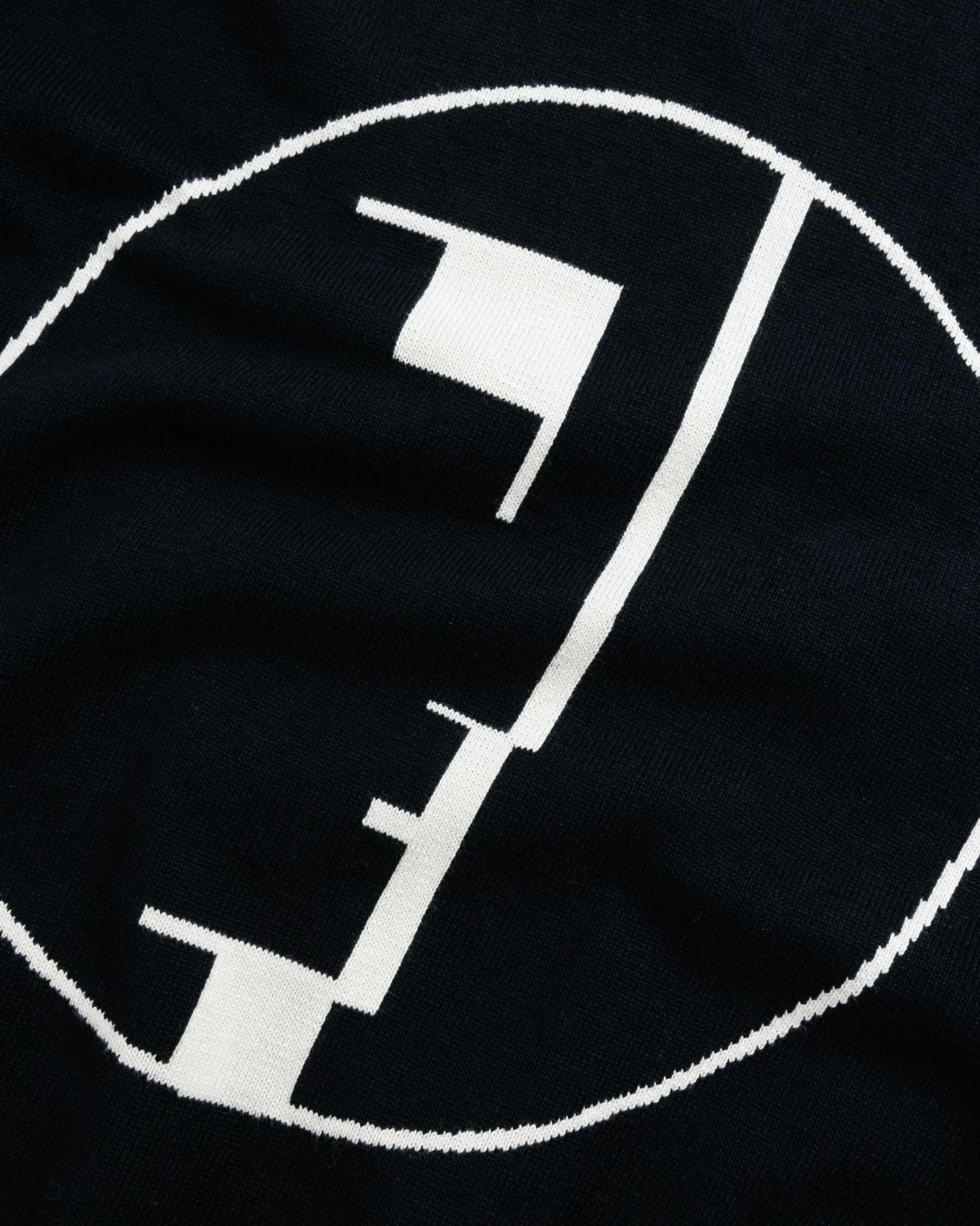 Fashion Highsnobiety Signet Knit Sweater black