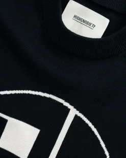 Fashion Highsnobiety Signet Knit Sweater black