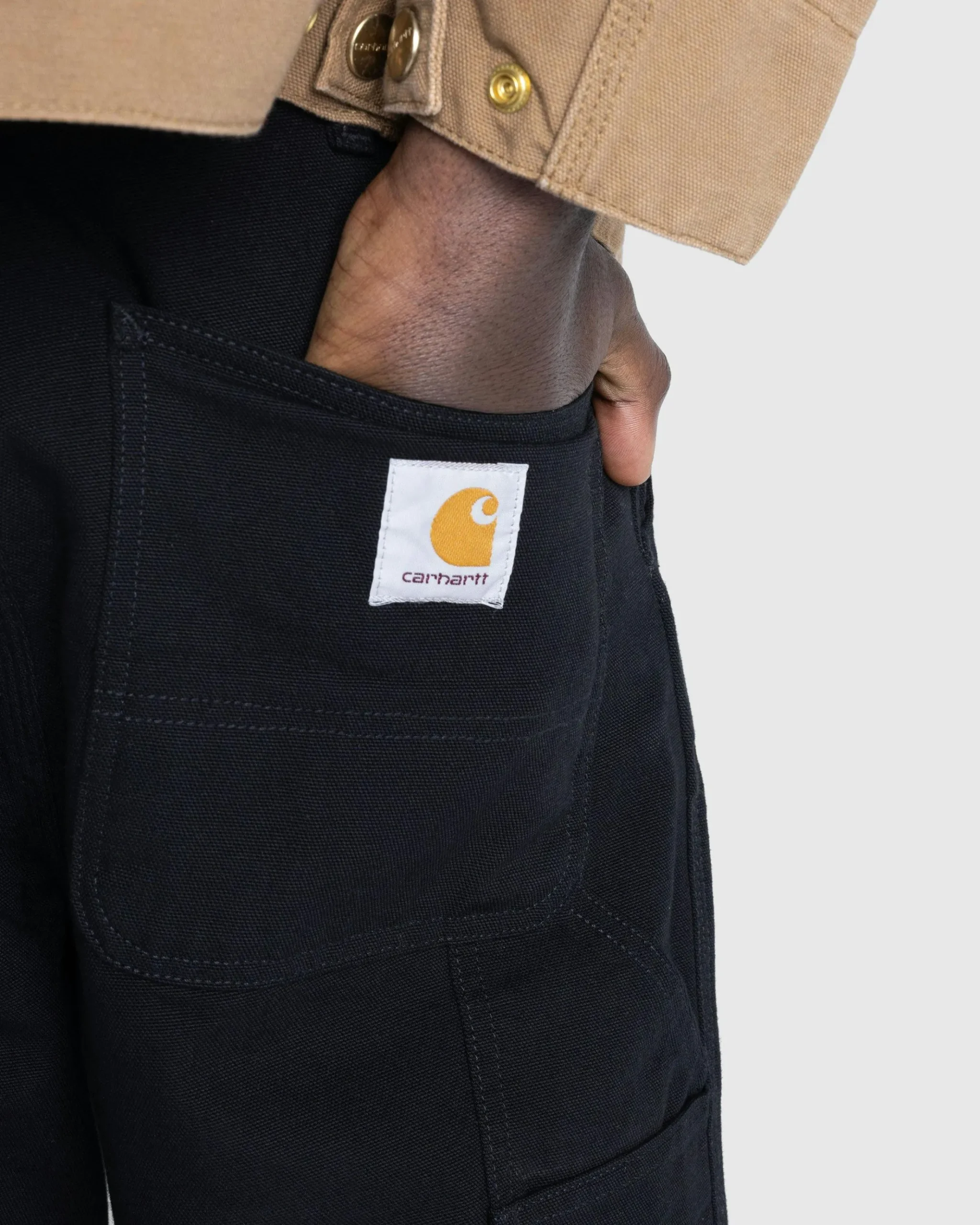 Sale Carhartt WIP Single Knee Pant black/rinsed