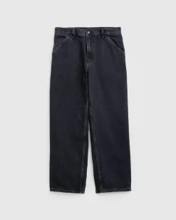 Fashion Carhartt WIP Single Knee Pant Black/Stone Washed black/stonewashed