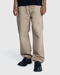 Shop Carhartt WIP Single Knee Pant Peanut/Aged Canvas peanut/agedcanvas