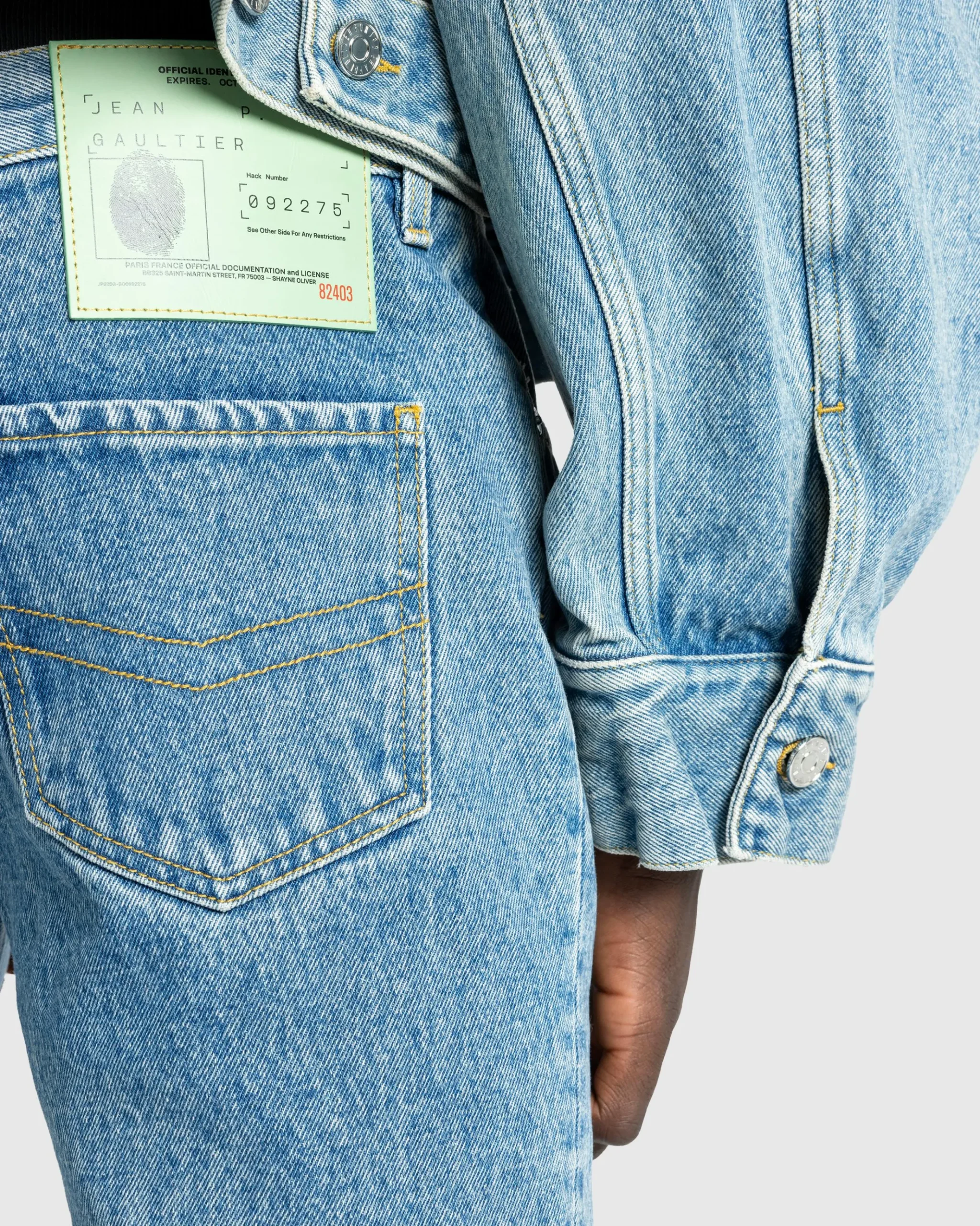 Fashion Jean Paul Gaultier Skinny Jean Light Blue lightblue