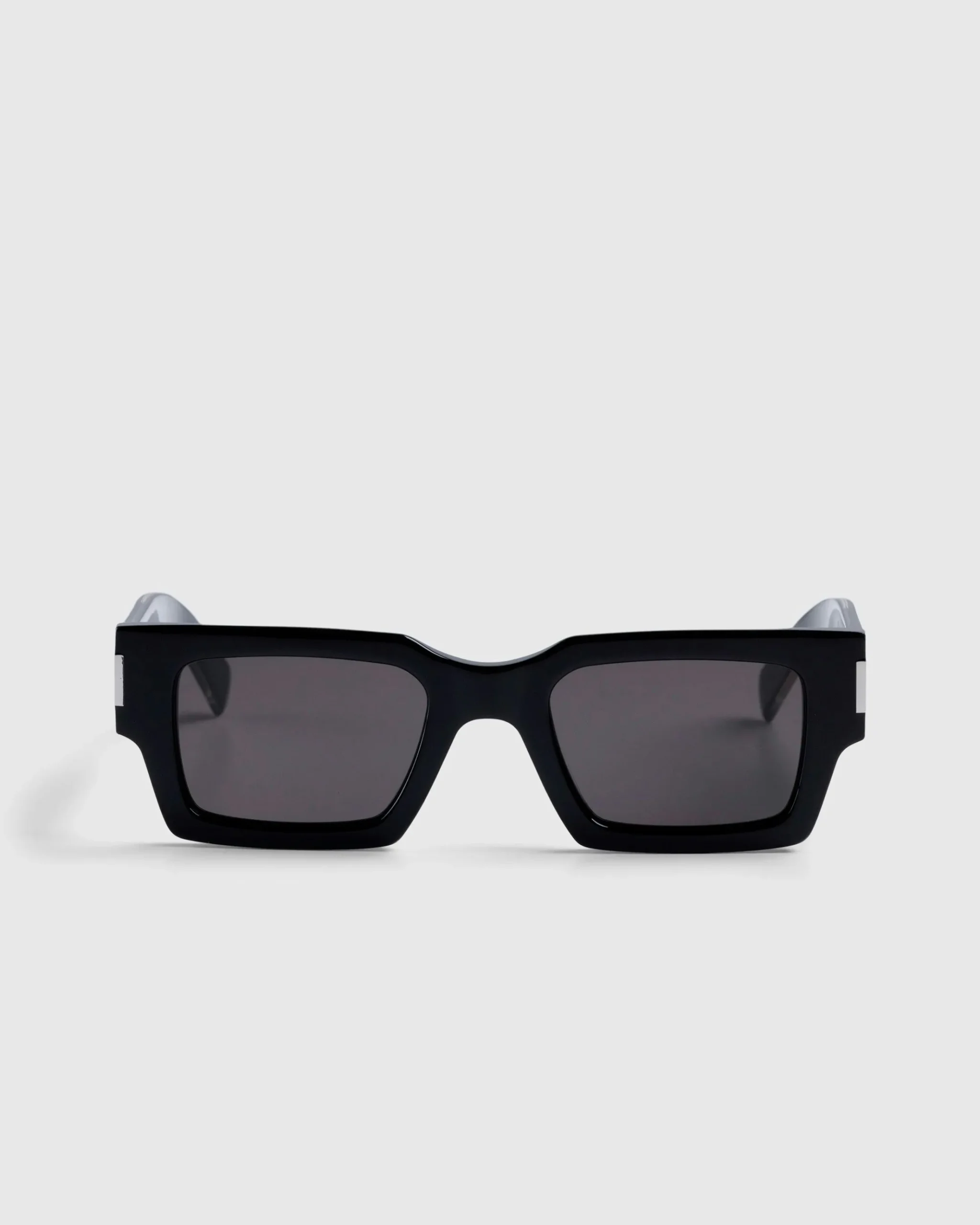 Cheap Saint Laurent SL 572 Square Frame Sunglasses Black/Crystal black-crystal-grey