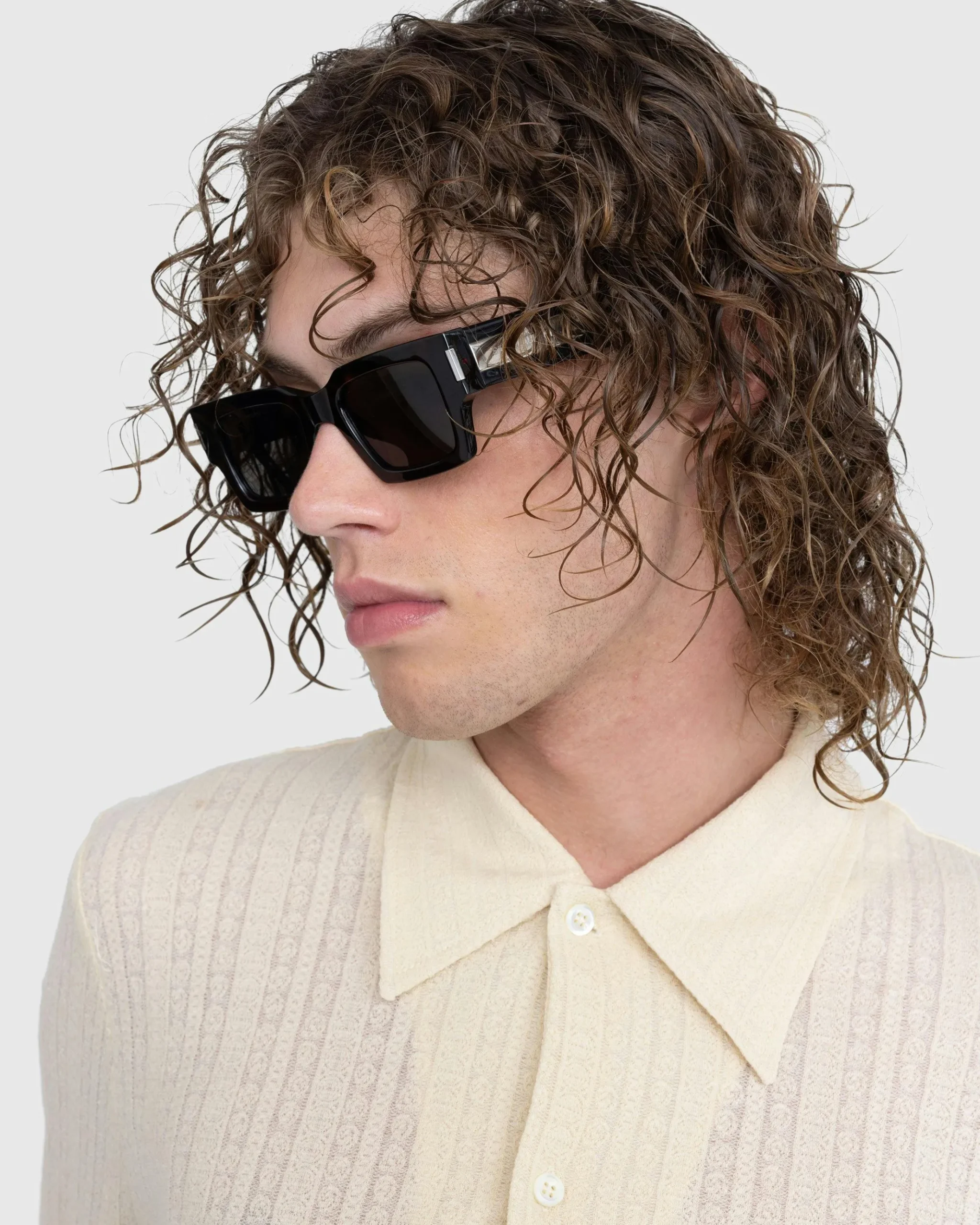 Discount Saint Laurent SL 572 Square Frame Sunglasses Havana/Crystal/Grey havana-crystal-grey
